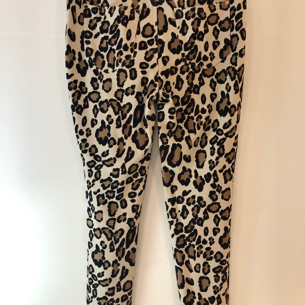 Chico’s So Slimming Fashion Pants Leopard Sz 0.5 - Picture 12 of 13